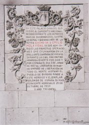 17  inscripcion original  en el palacio de capitania- burgos